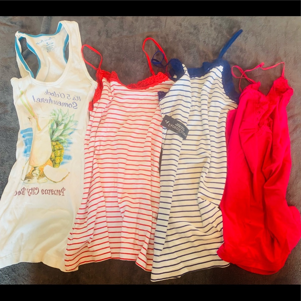 4 medium tops